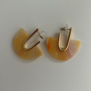 J CREW yellow earrings